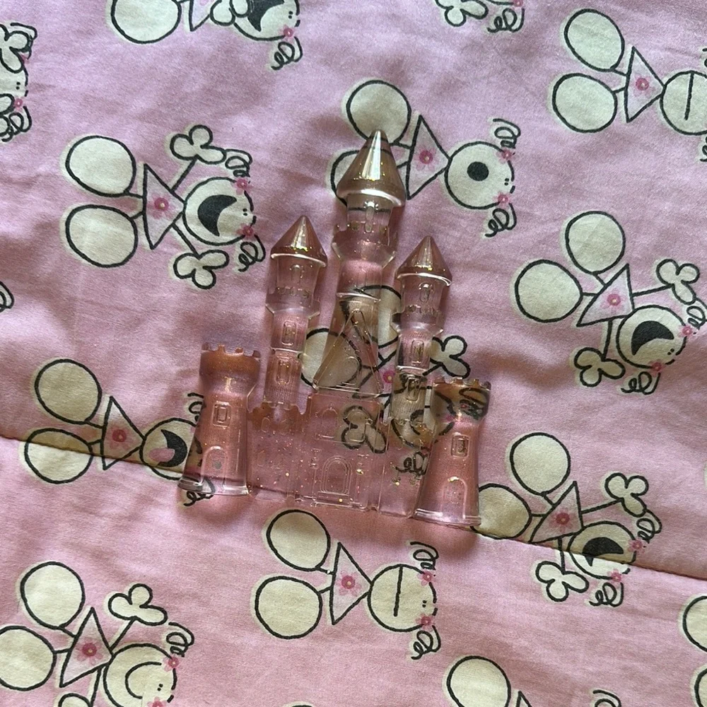 Pink Castle Figurine aquarium decor
